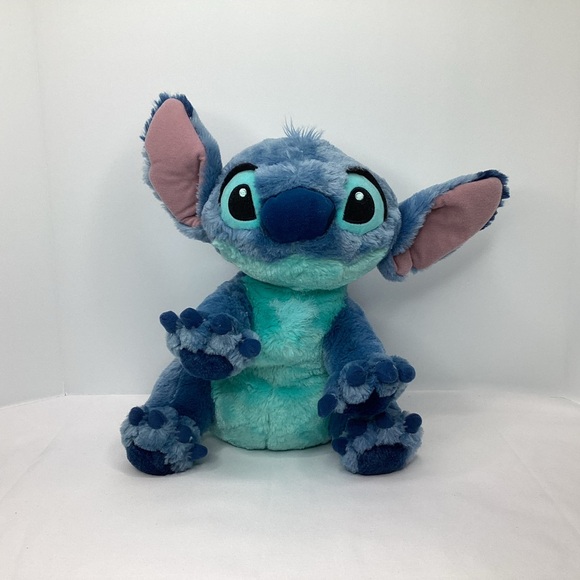 Disney Parks Stitch Plush 12” Authentic Floppy Ears Lilo Alien Ohana Stuffed - Picture 2 of 9